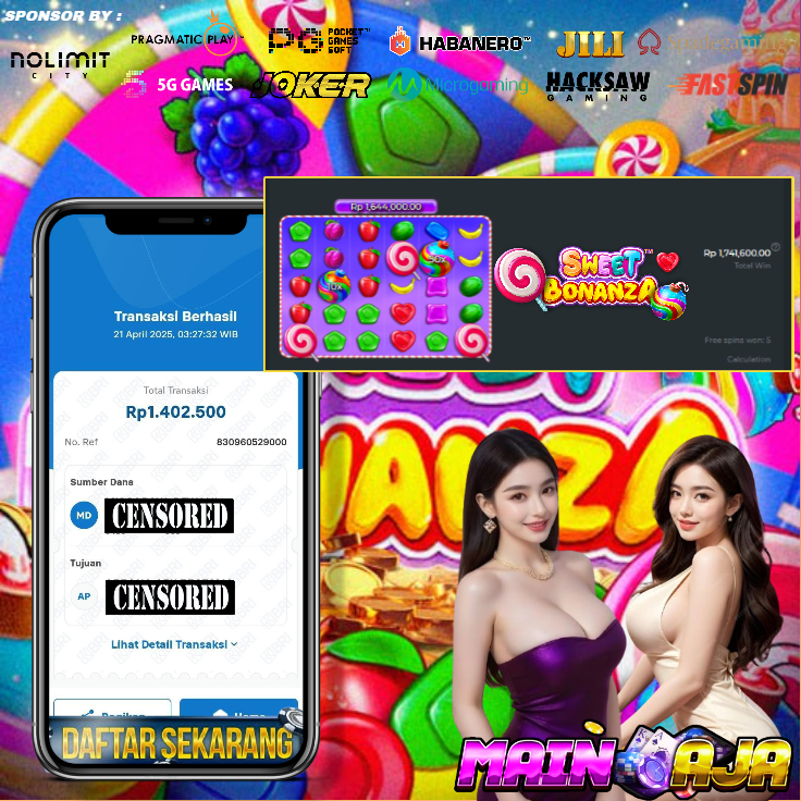 YANG MANIS MANIS PASTI ADA DI SWEET BONANZA