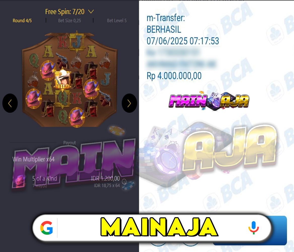 JACKPOT DI HARI INI