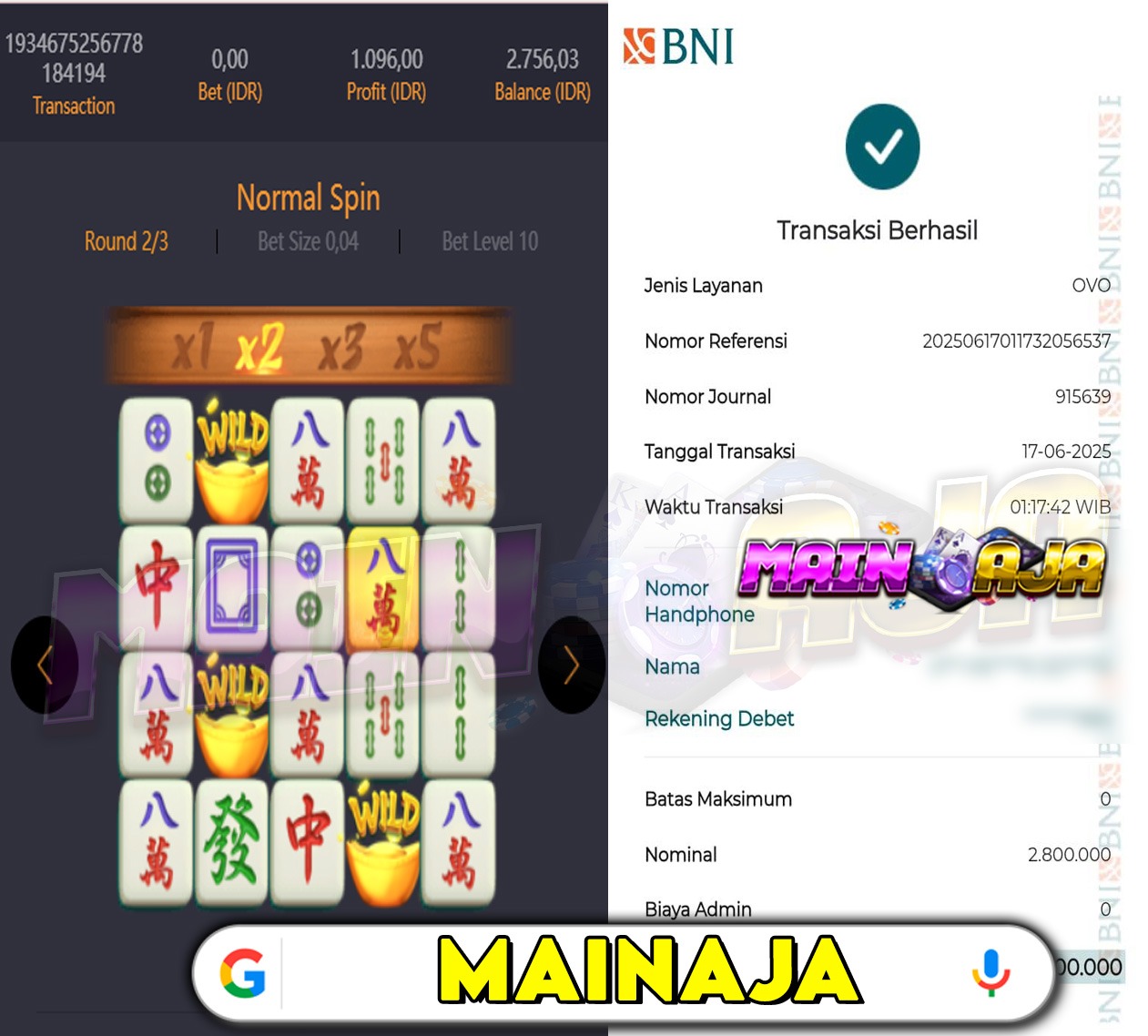 GAME MAHJONG