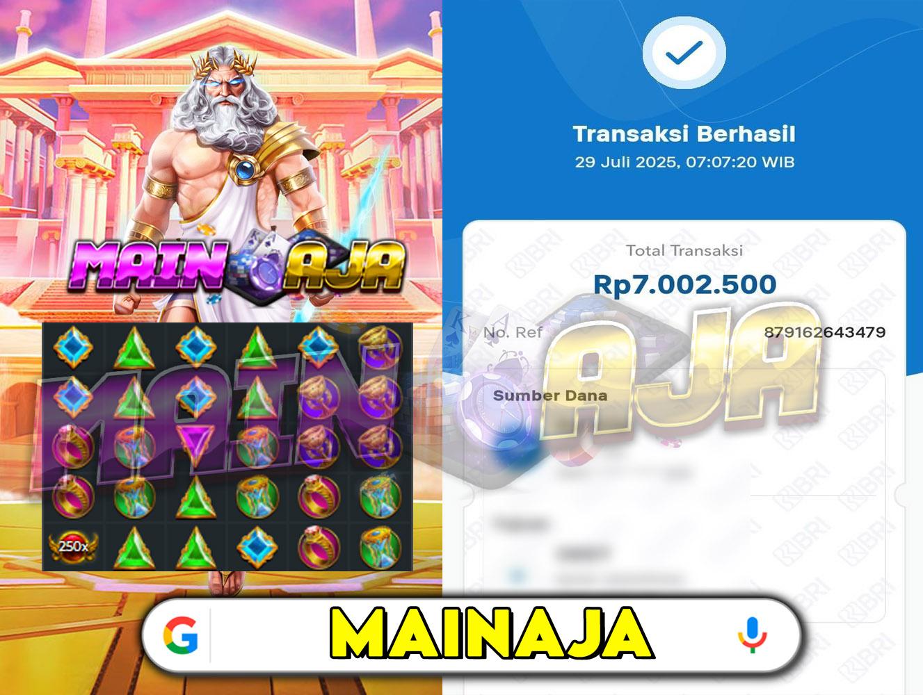 DI MANA LAGI HANYA DENGAN MODAL RECEH BISA WD BESAR KALO BUKAN DI DISITUS MAINAJA