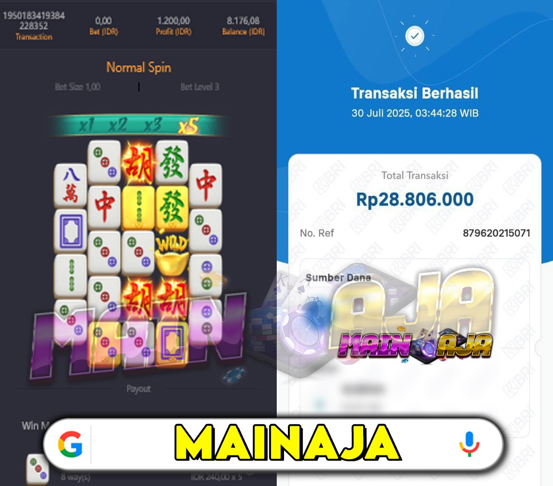 DI MANA LAGI HANYA DENGAN MODAL RECEH BISA WD BESAR KALO BUKAN DI DISITUS MAINAJA