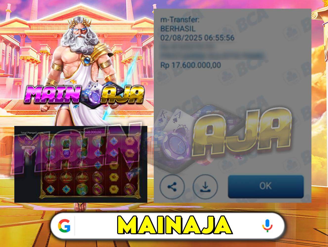 DI MANA LAGI HANYA DENGAN MODAL RECEH BISA WD BESAR KALO BUKAN DI DISITUS MAINAJA