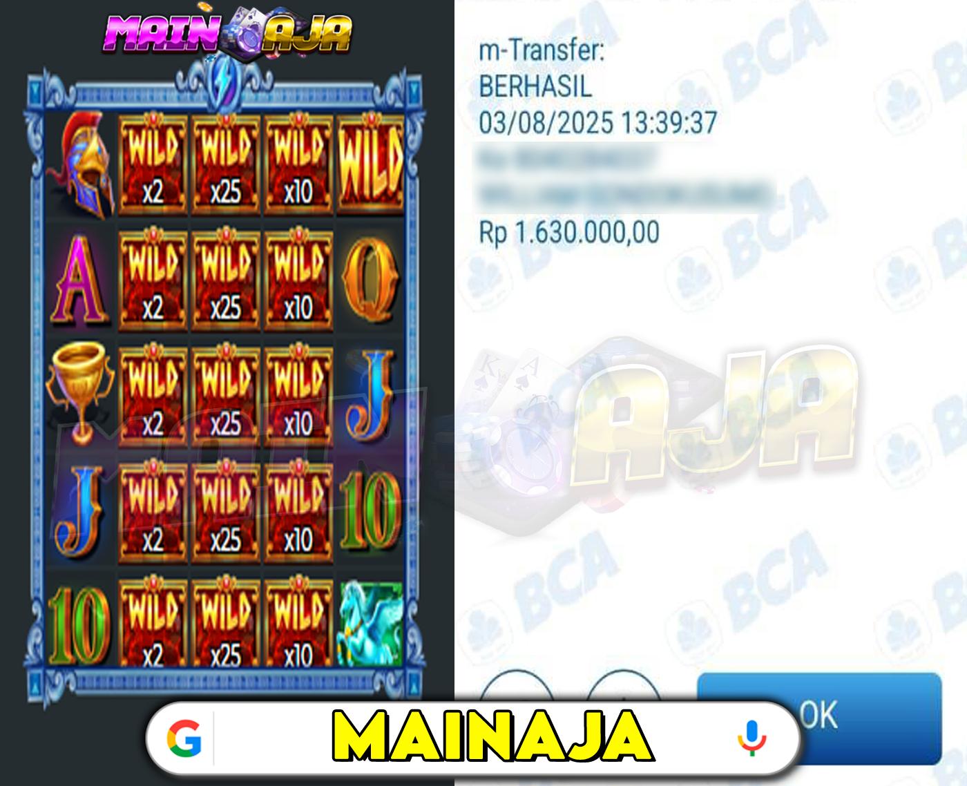 DI MANA LAGI HANYA DENGAN MODAL RECEH BISA WD BESAR KALO BUKAN DI DISITUS MAINAJA