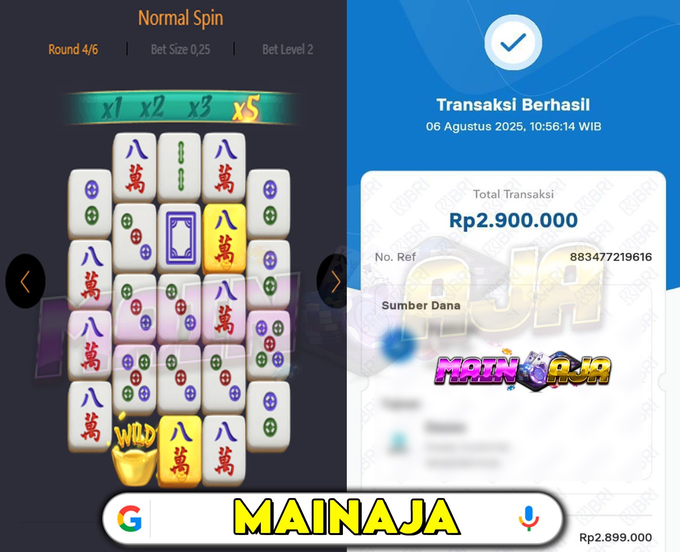 DI MANA LAGI HANYA DENGAN MODAL RECEH BISA WD BESAR KALO BUKAN DI DISITUS MAINAJA