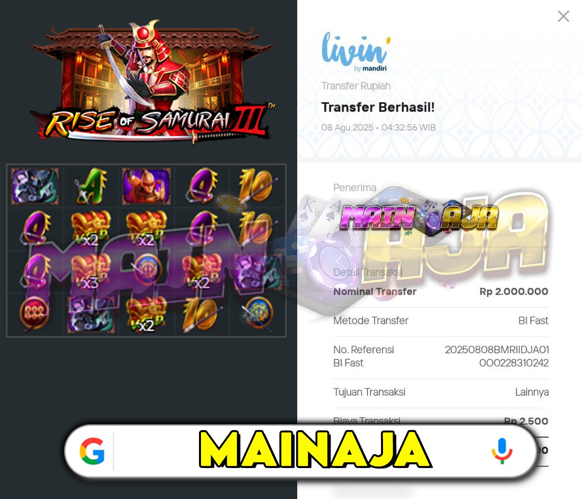 DI MANA LAGI HANYA DENGAN MODAL RECEH BISA WD BESAR KALO BUKAN DI DISITUS MAINAJA