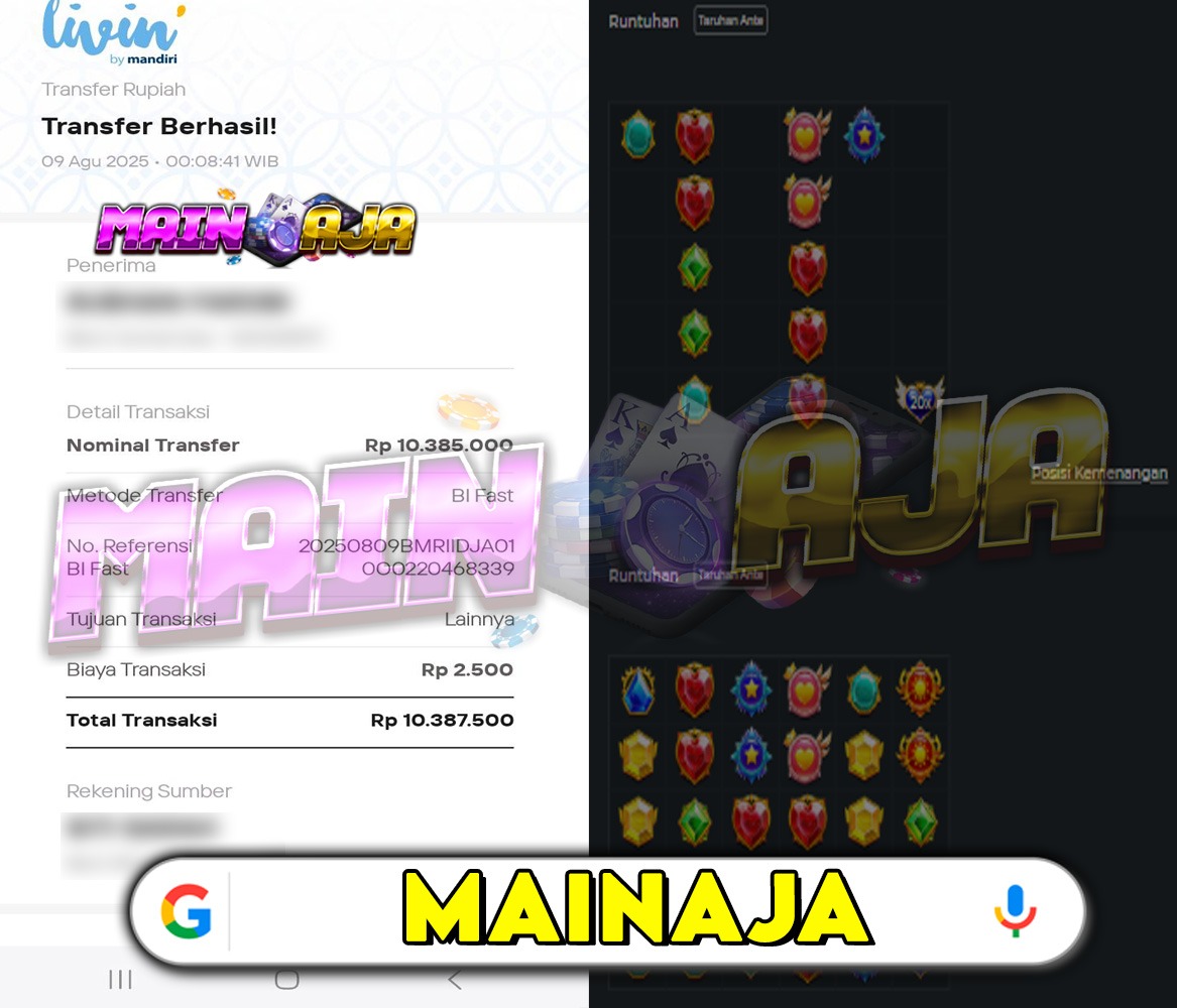 DI MANA LAGI HANYA DENGAN MODAL RECEH BISA WD BESAR KALO BUKAN DI DISITUS MAINAJA