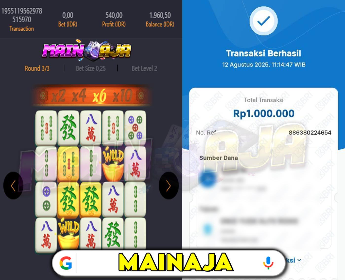 DI MANA LAGI HANYA DENGAN MODAL RECEH BISA WD BESAR KALO BUKAN DI DISITUS MAINA