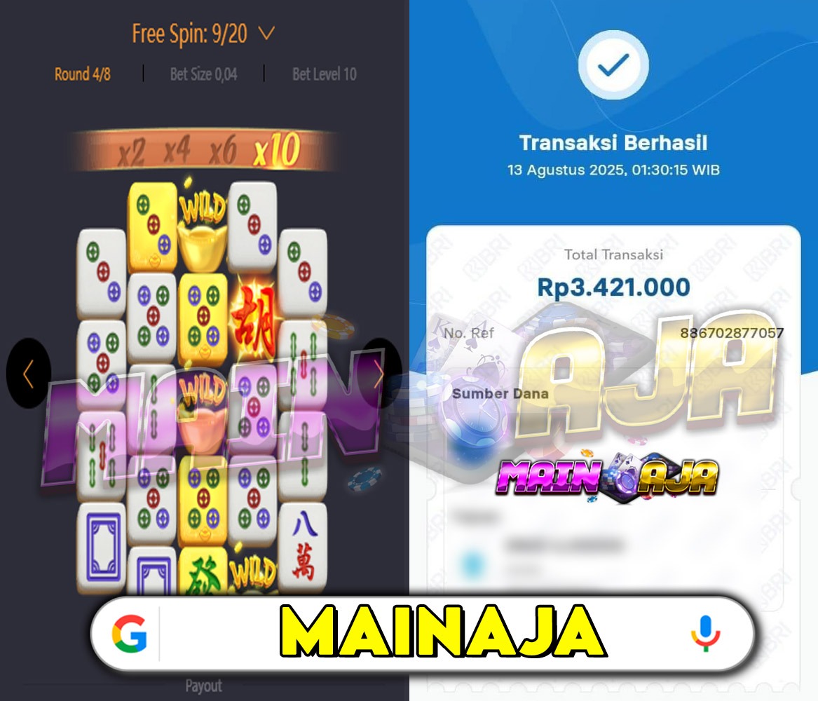 DI MANA LAGI HANYA DENGAN MODAL RECEH BISA WD BESAR KALO BUKAN DI DISITUS MAINA