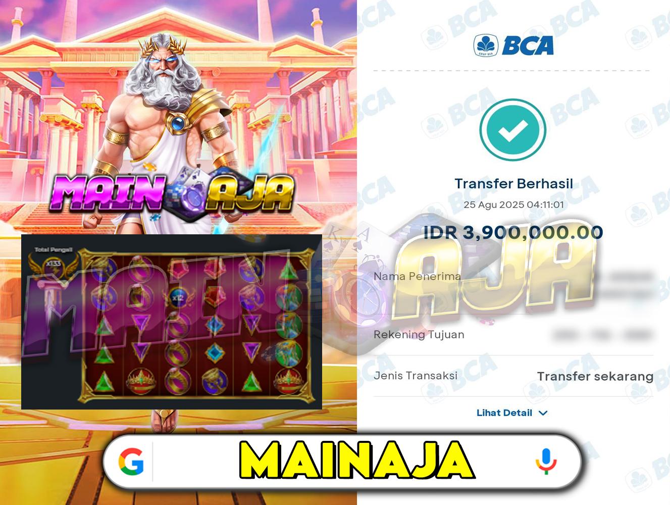 DI MANA LAGI HANYA DENGAN MODAL RECEH BISA WD BESAR KALO BUKAN DI DISITUS MAINA