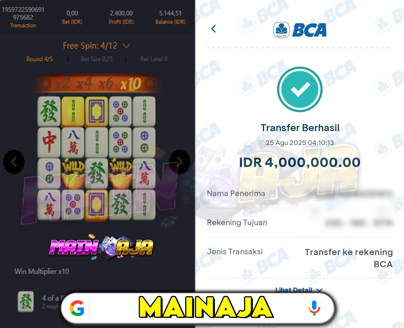 DI MANA LAGI HANYA DENGAN MODAL RECEH BISA WD BESAR KALO BUKAN DI DISITUS MAINA