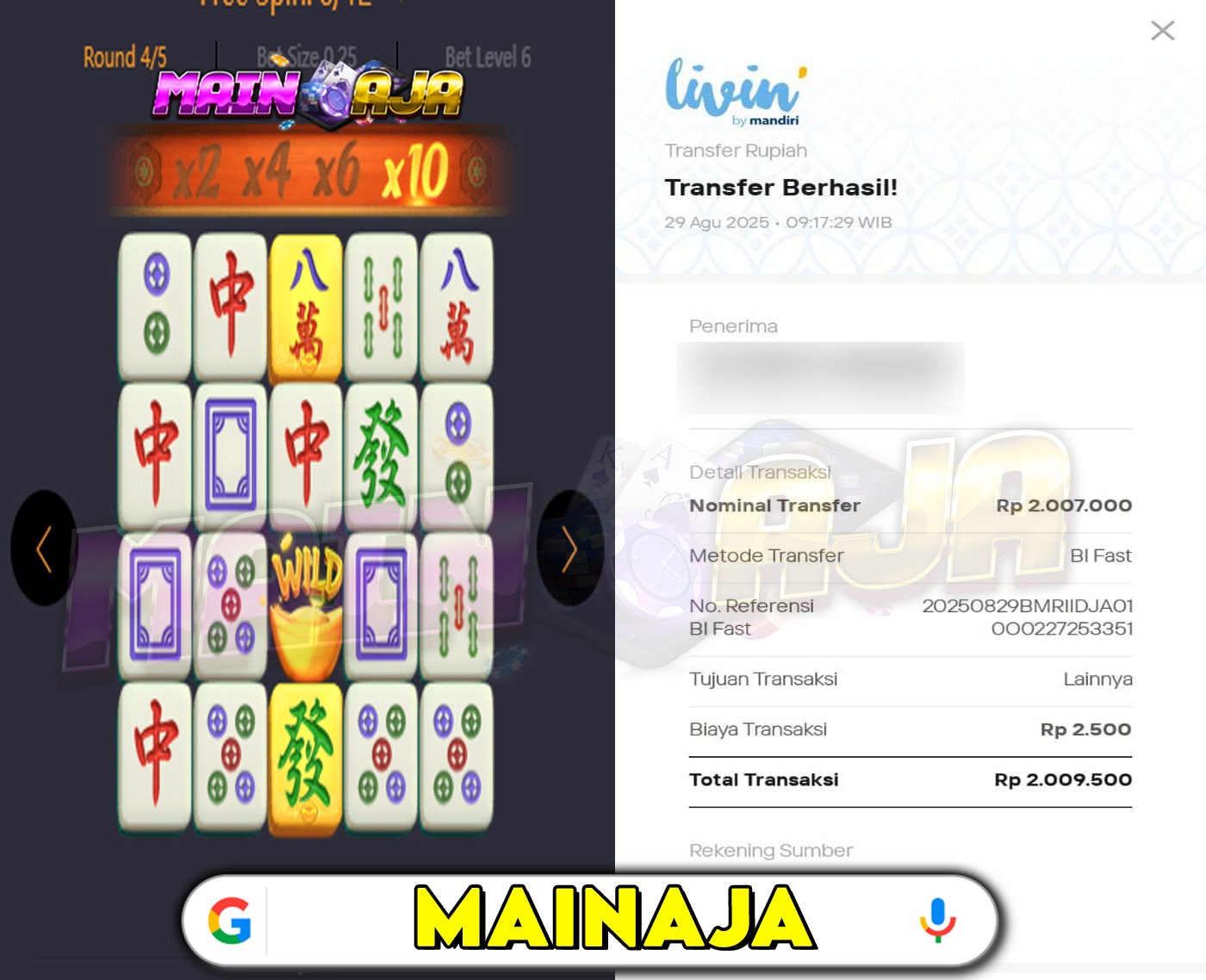 DI MANA LAGI HANYA DENGAN MODAL RECEH BISA WD BESAR KALO BUKAN DI DISITUS MAINA