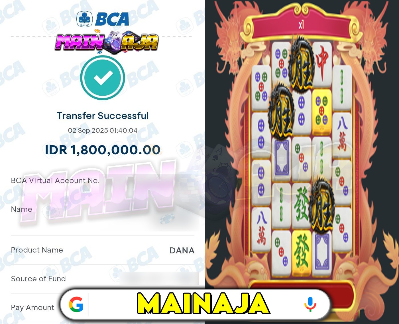 DI MANA LAGI HANYA DENGAN MODAL RECEH BISA WD BESAR KALO BUKAN DI DISITUS MAINA