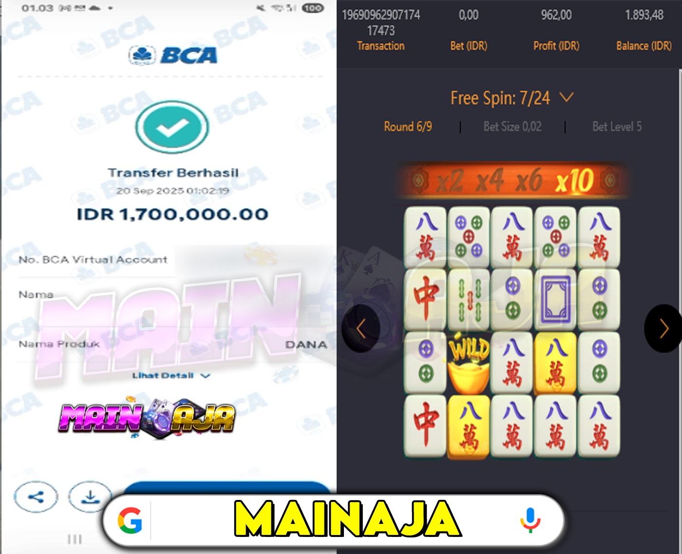 DI MANA LAGI HANYA DENGAN MODAL RECEH BISA WD BESAR KALO BUKAN DI DISITUS MAINA