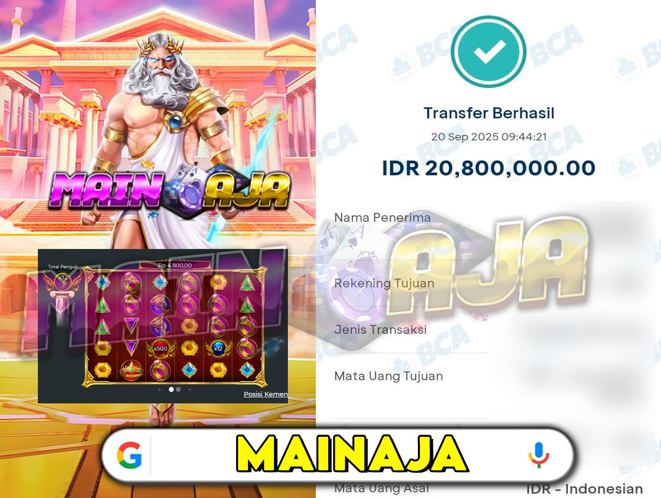 DI MANA LAGI HANYA DENGAN MODAL RECEH BISA WD BESAR KALO BUKAN DI DISITUS MAINA