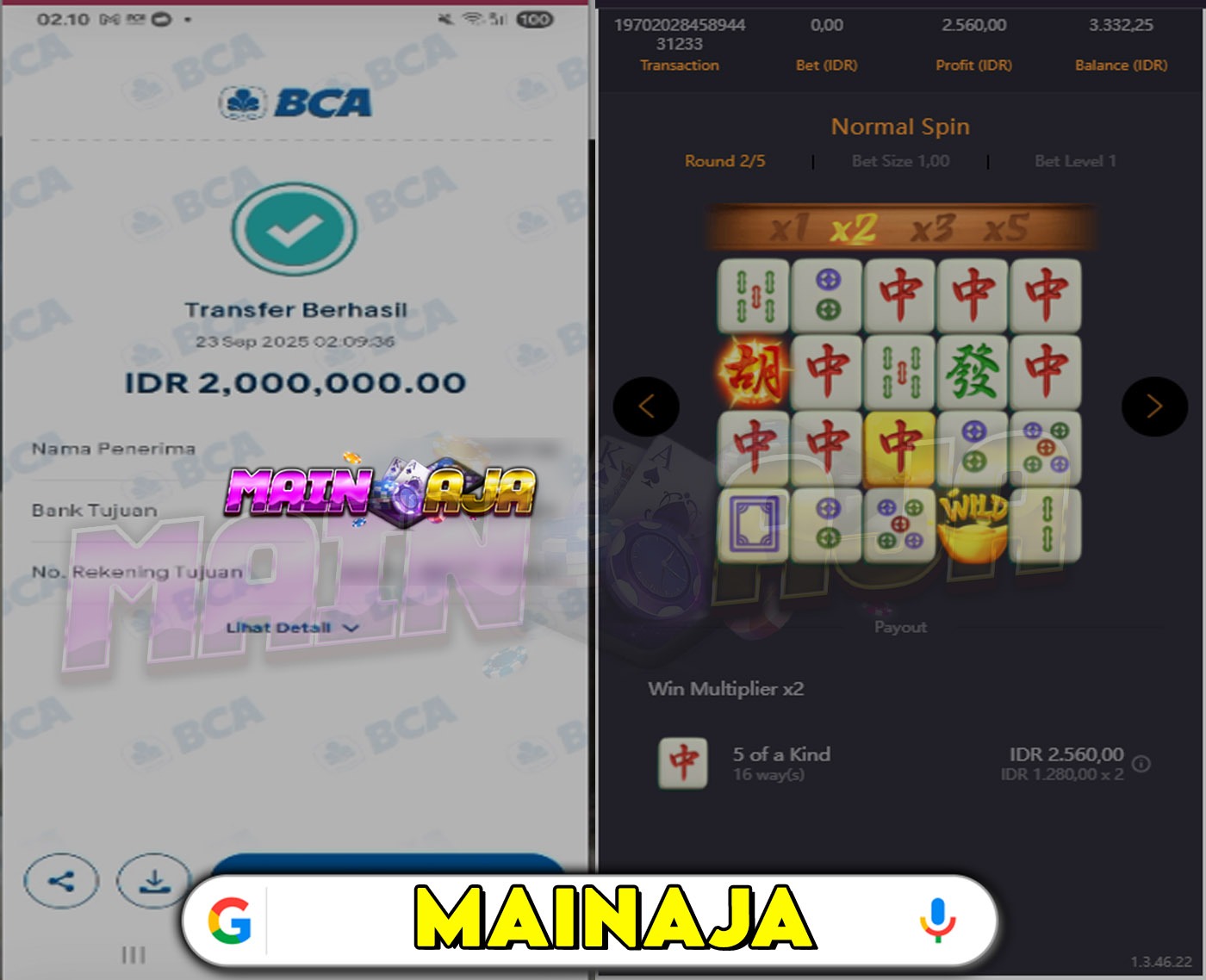 DI MANA LAGI HANYA DENGAN MODAL RECEH BISA WD BESAR KALO BUKAN DI DISITUS MAINA