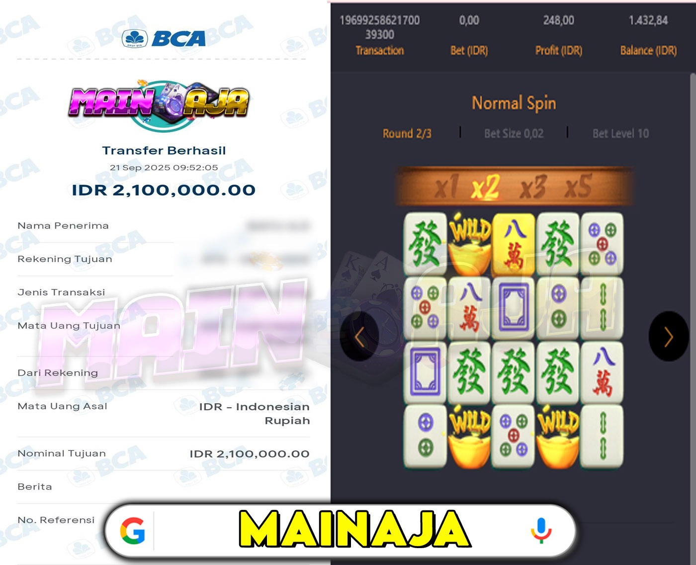 DI MANA LAGI HANYA DENGAN MODAL RECEH BISA WD BESAR KALO BUKAN DI DISITUS MAINA