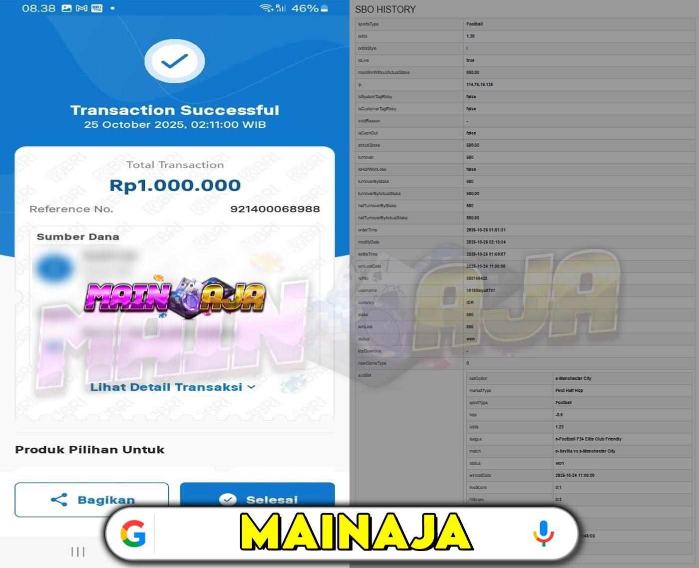 PASANG TARUHAN BOLA MU HANYA DISINI DI MAINAJA