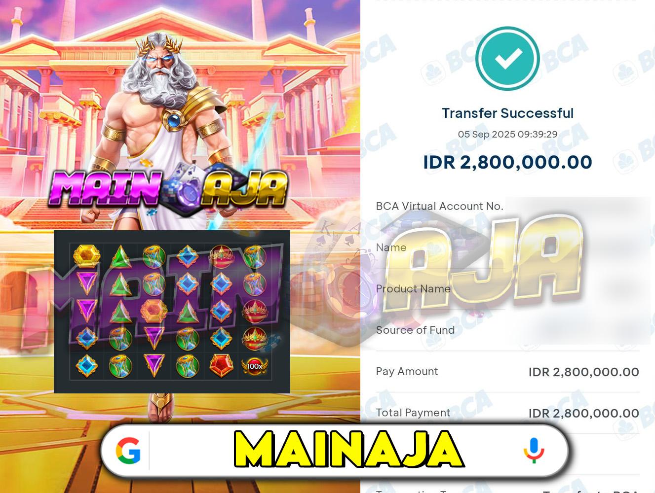 DI MANA LAGI HANYA DENGAN MODAL RECEH BISA WD BESAR KALO BUKAN DI DISITUS MAINA